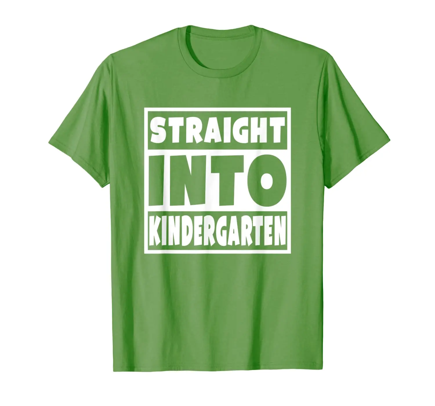 Straight Into Kindergarten T-Shirt 1st Day Of School Gift