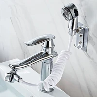 external shower faucet for hair washing pet bath bathroom kitchen basin tap bidet spray with flexible 1 5 meter tube hose holder