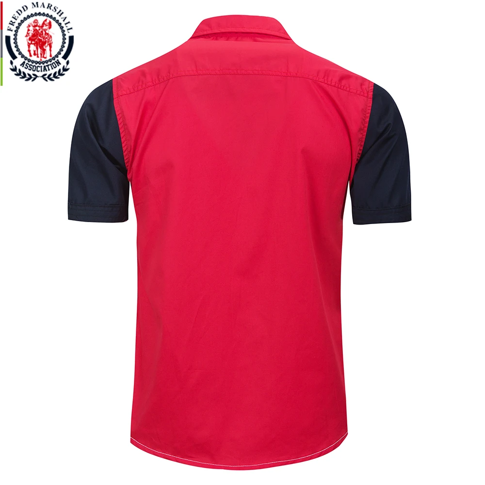 Рубашка Fredd Marshall Мужская с принтом модная Повседневная блуза из 2020 хлопка в стиле