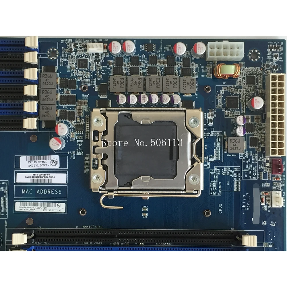 Материнская плата 100% для графической рабочей станции Lenovo ThinkStation D20 C20x 1366 X58 71Y8826 |