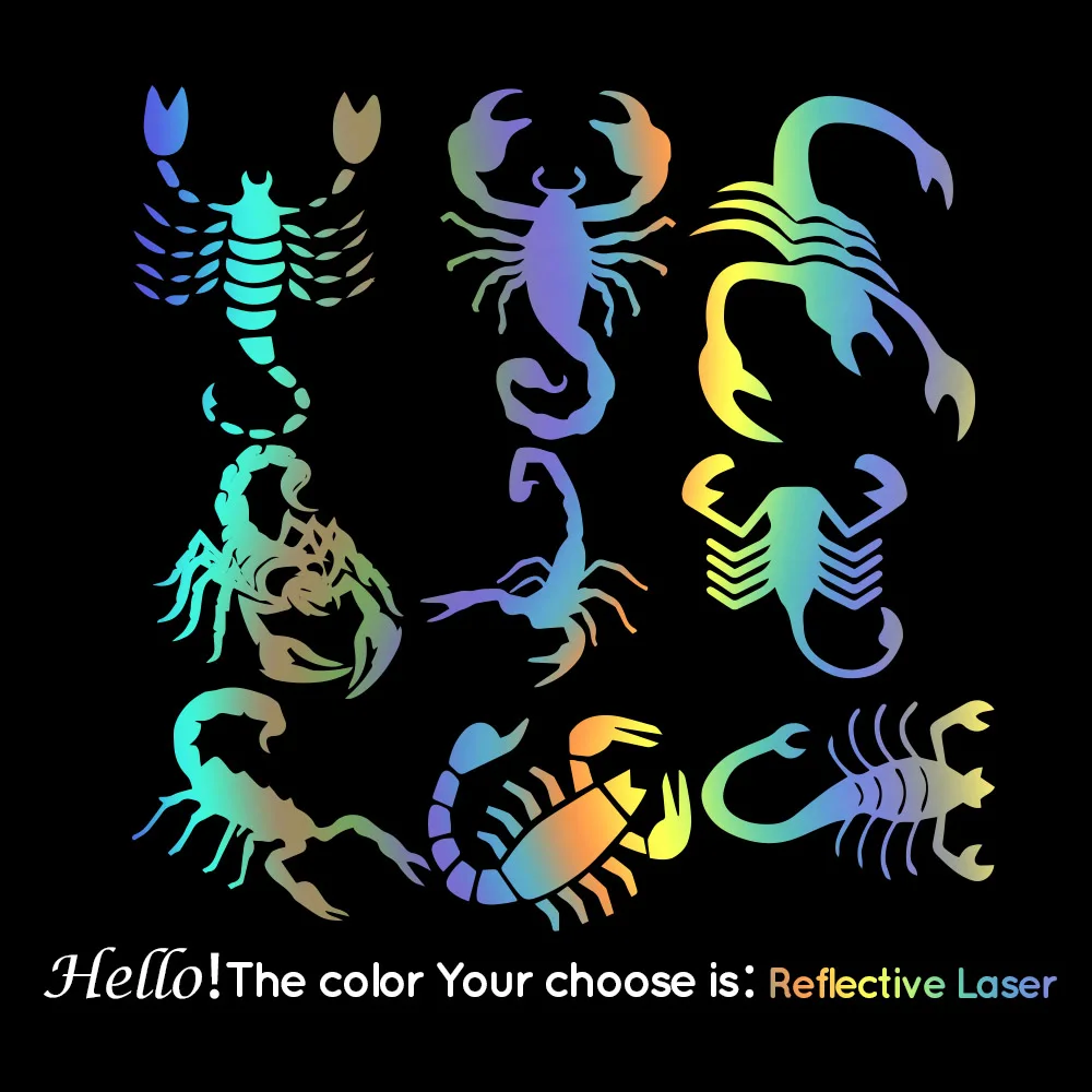 

Large Scorpion Car Stickers Voiture Vinyl Car Styling Auto Engine Cover Door Scorpions Window Car Decal Mural