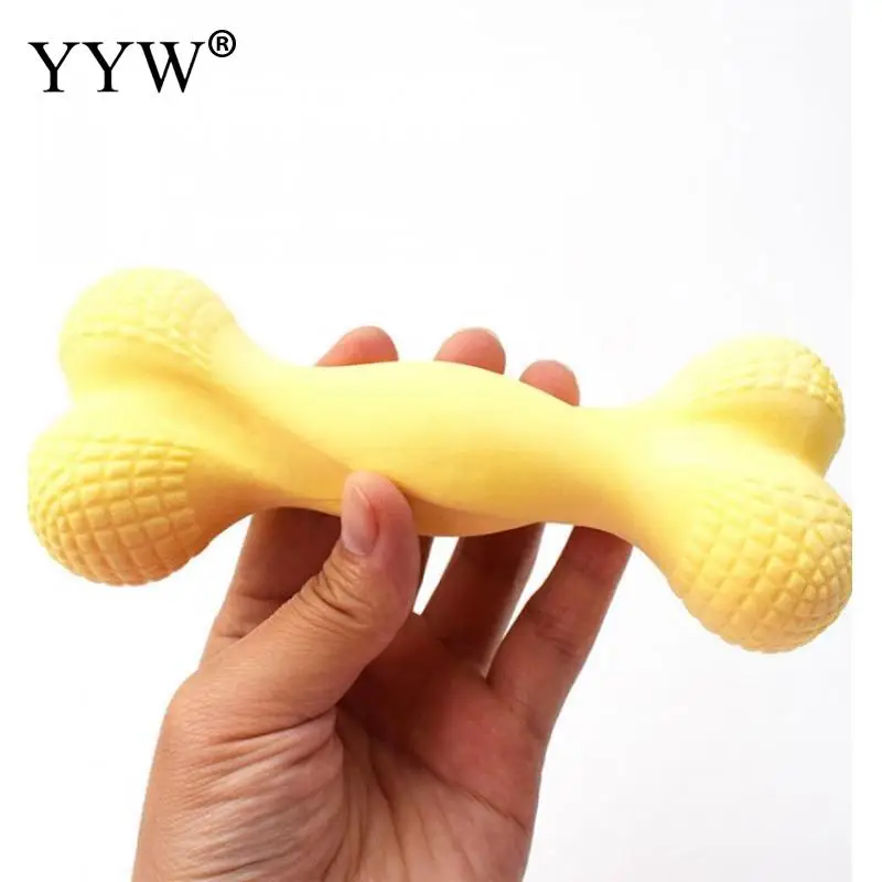 Аксессуары для собак ТПР резиновые кости с ароматом молока из пенопласта собака