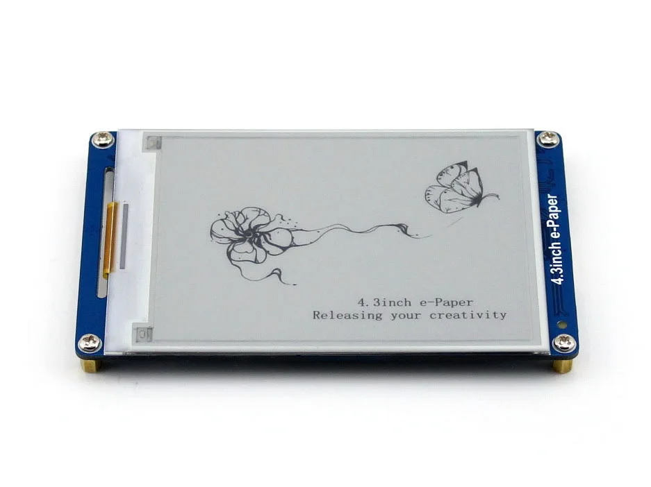 Waveshare 4 3-дюймовый электронный бумажный UART модуль e-ink LCD дисплей разрешение 800x600