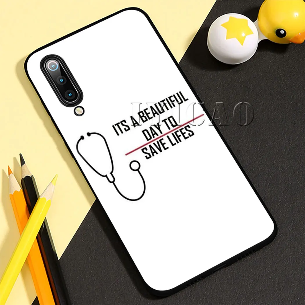 IYICAO медсестра медицина мягкий чехол для Xiaomi mi 6 8 A2 Lite A1/5X A2/6X 9 9SE MAX3 CC9E CC9 9T A3 Pro