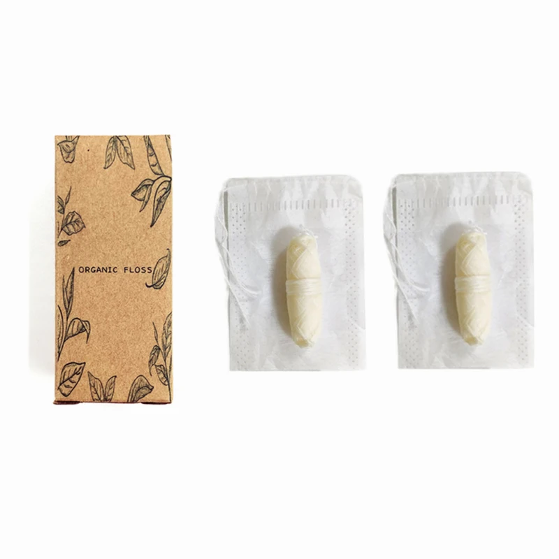 30 м Экологичная зубная нить для гигиены полости рта чистка зубов воск мята