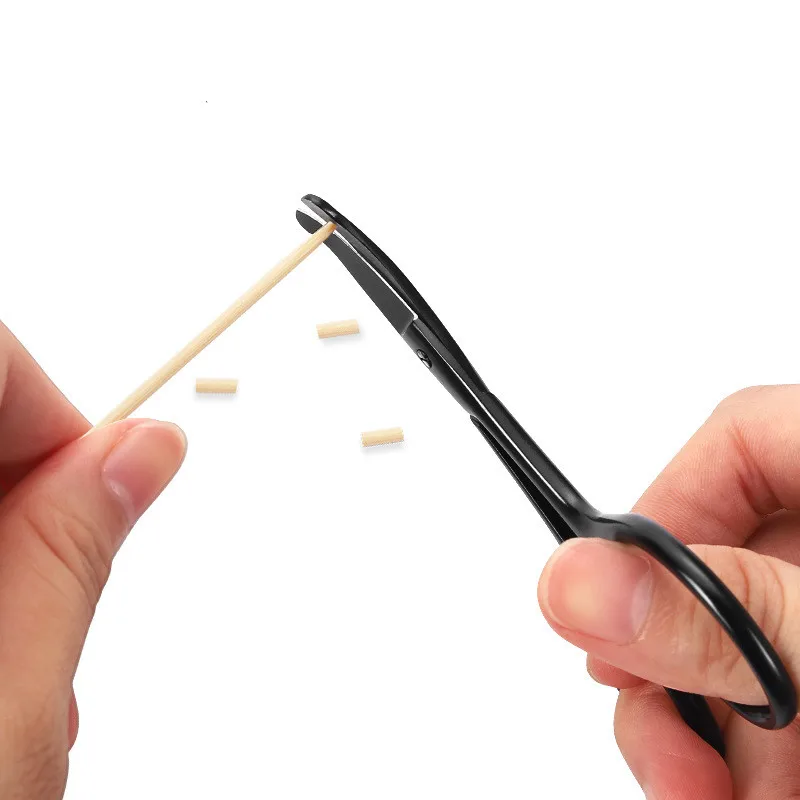 Ножницы для макияжа из нержавеющей стали маленькие Носовые волос закругленный