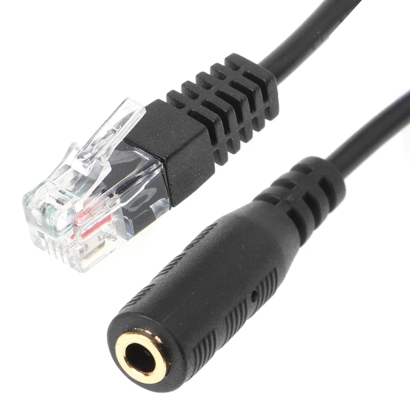 

3.5mm OMTP Jack Headset Female To RJ9 Male Converter Adapter Cable For Smartphone