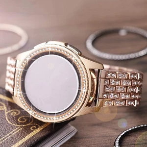 strap bezel for samsung galaxy watch 4 classic 42mm 46mm woman stainless steel 20mm 22mm link bracelet watch 3 41mm 45mm band free global shipping