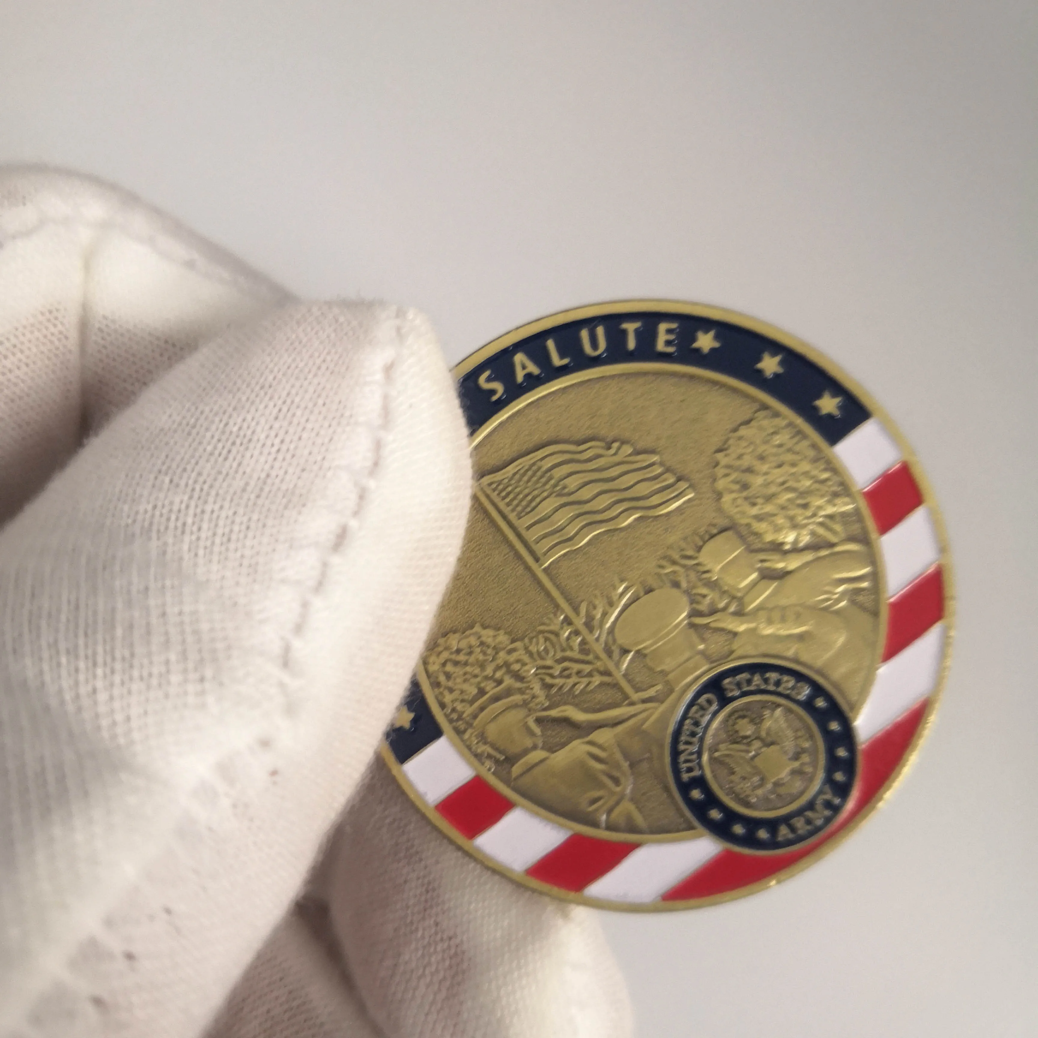 Памятная монета для первого здоровья армии США знак верности дух солдата медаль
