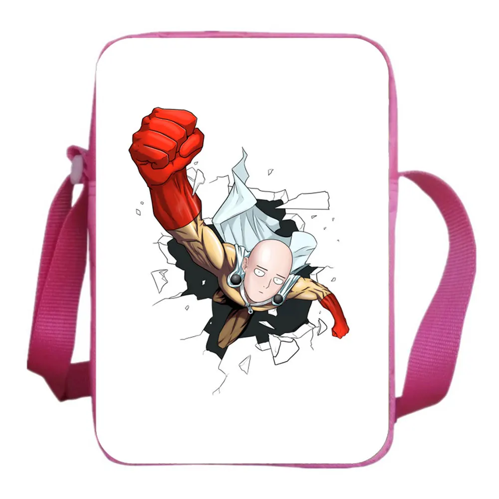 One Punch Man Messenger Bag Anime Cosplay The Single Shoulder Bag Saitama Genos Crossbody Backpack Teens Boys Girl Bookbag