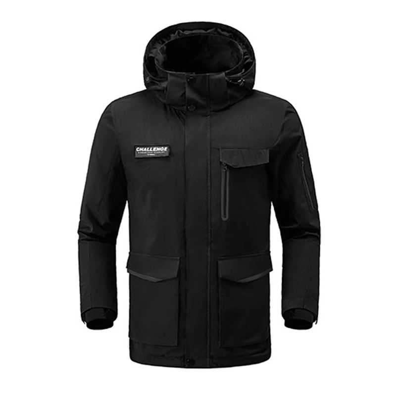 Black-XXL Xiaomi Youpin Uleemark универсальная супер дорожная куртка для хранения 12 карманов для хранения 6 функций для путешествий 4S надувная u-образная подушка - Цвет: Black-XXL