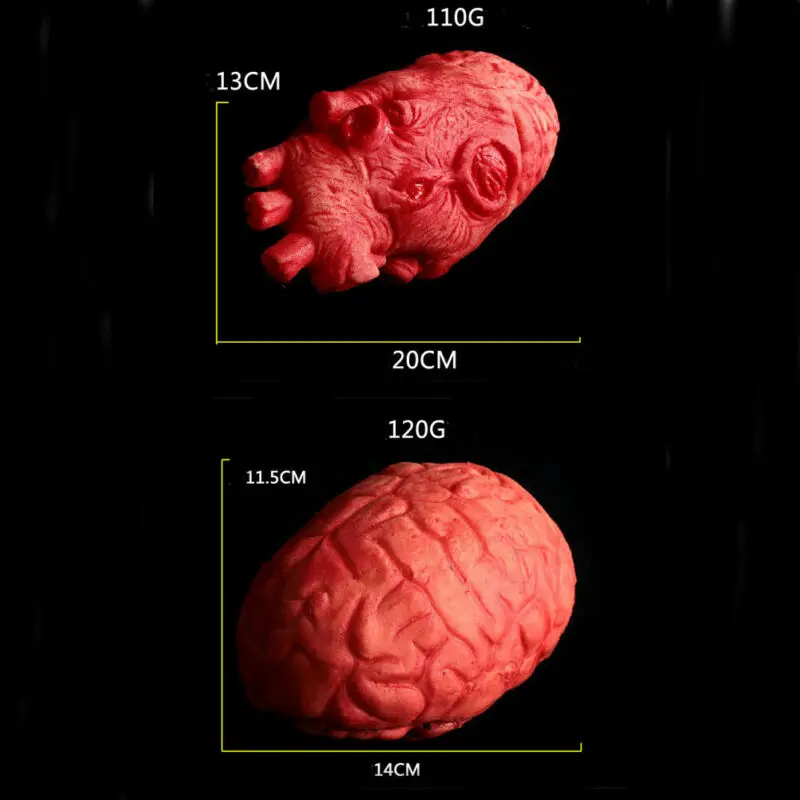 Поддельные окровавленные руки Сердце Хэллоуин реквизит страшный Отрубленный