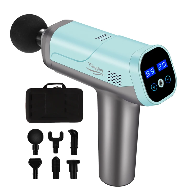 

Electric Massage Gun Percussion Muscle Stimulator Deep Tissue Body Relaxation Vibration Gun neck Massagers Weight loss With Bag