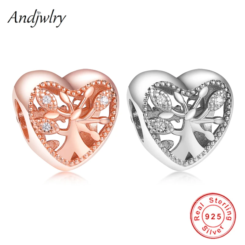 Женское серебряное украшение в виде сердца подходящее для браслета из серебра 925