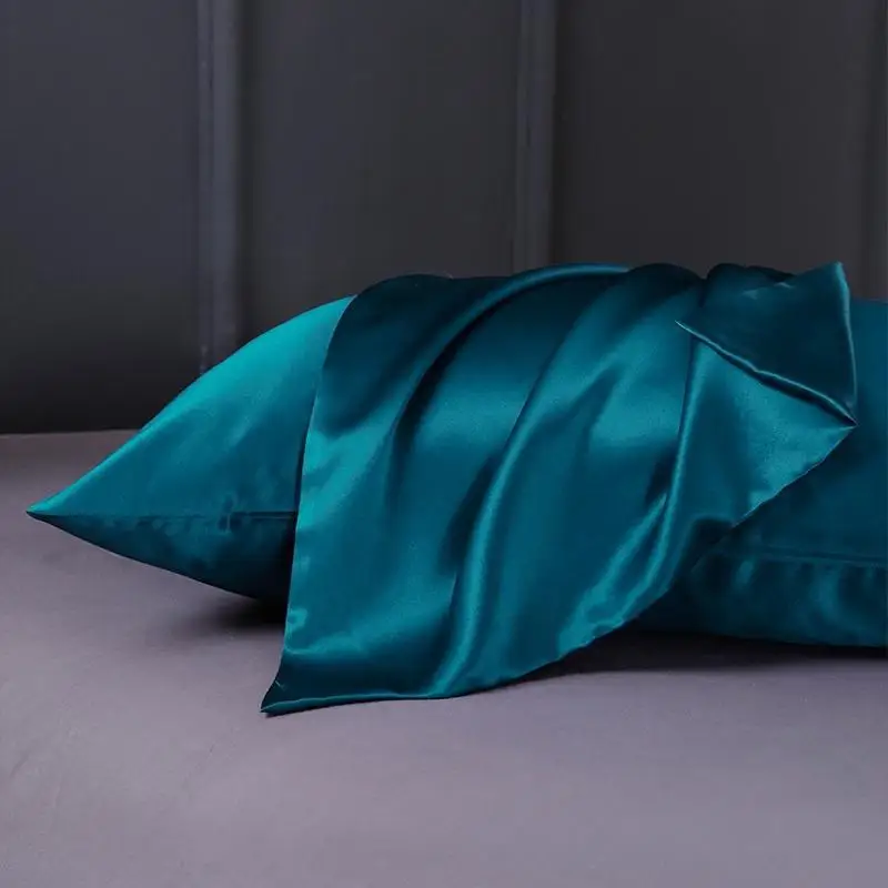 

Silk Zipper Pillowcase 1pc 100% Nature Mulberry Silk m Muticolor Pillow Case For Healthy Standard Queen King