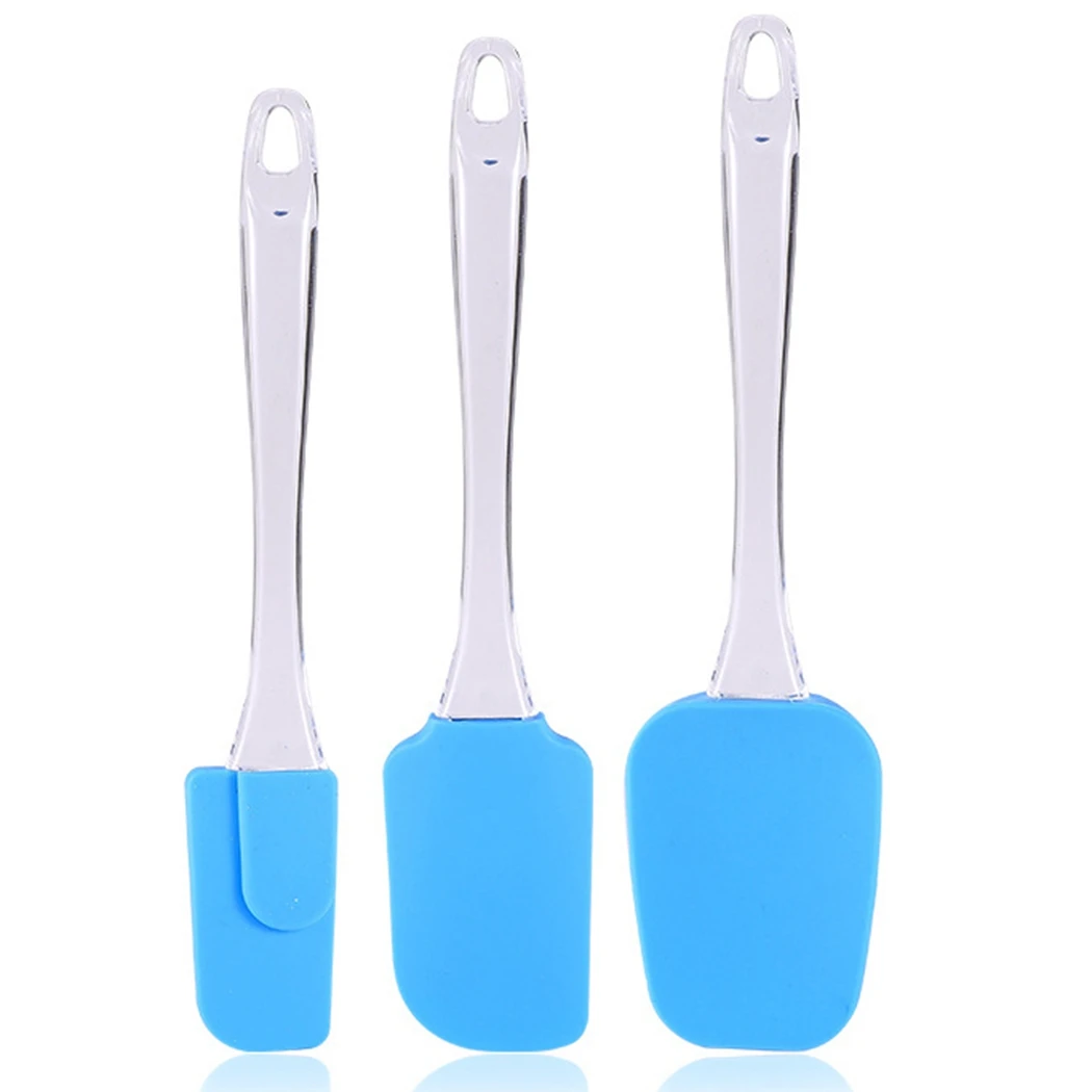 

Baking Tools Spatula Translucent Mini Silicone Spatula Baking Scraper Cream Heat-Resistant Kitchen Utensils Smoother Decorator
