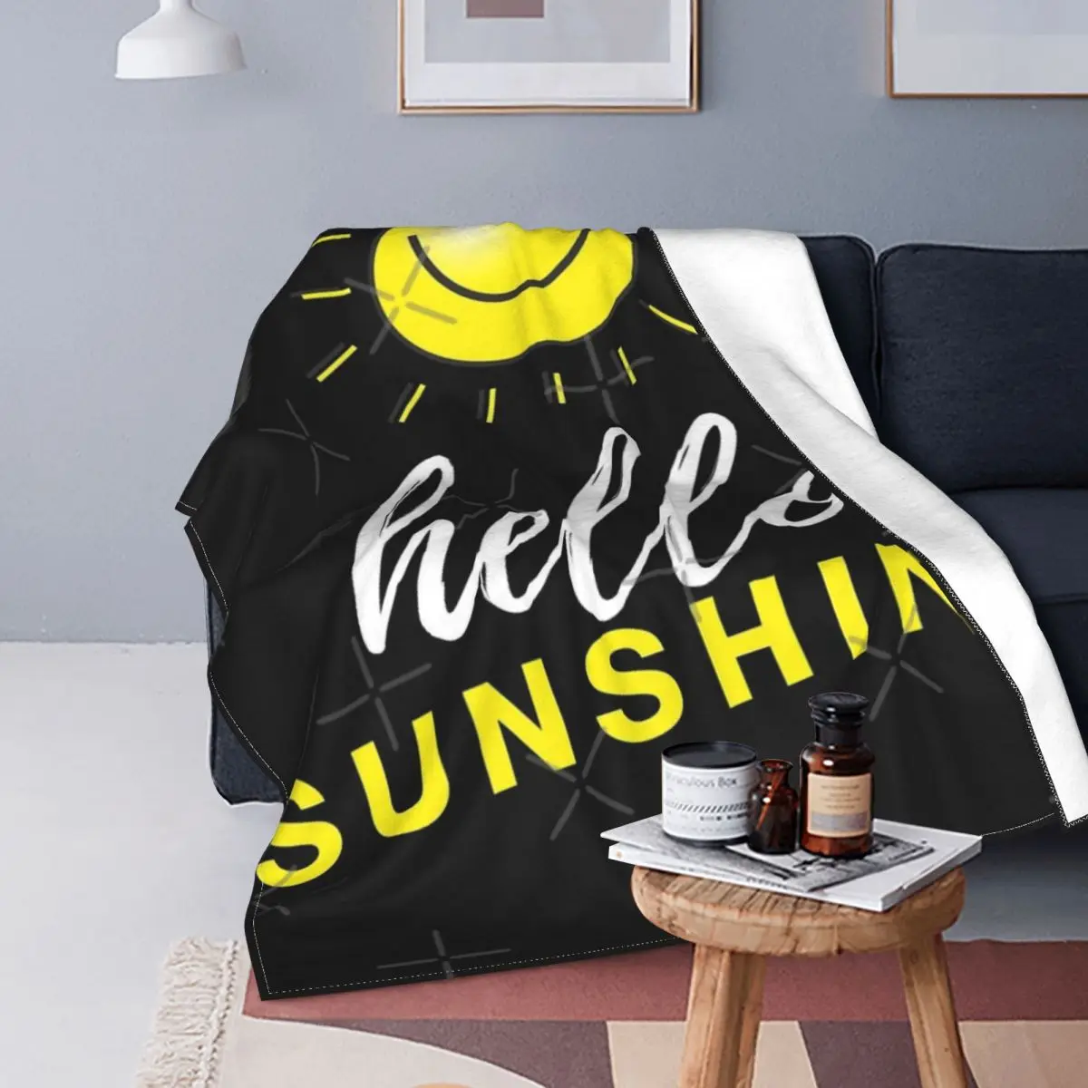 

Hello Sunshine-manta a cuadros para cama, cobertor de cama a cuadros, mantas администраторы, 1 блок