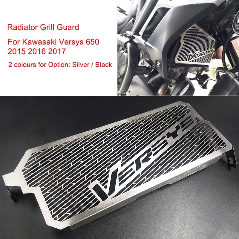 Для KAWASAKI Versys 650 KLE650- решетка радиатора Защитная крышка аксессуары для мотоциклов Versys 650