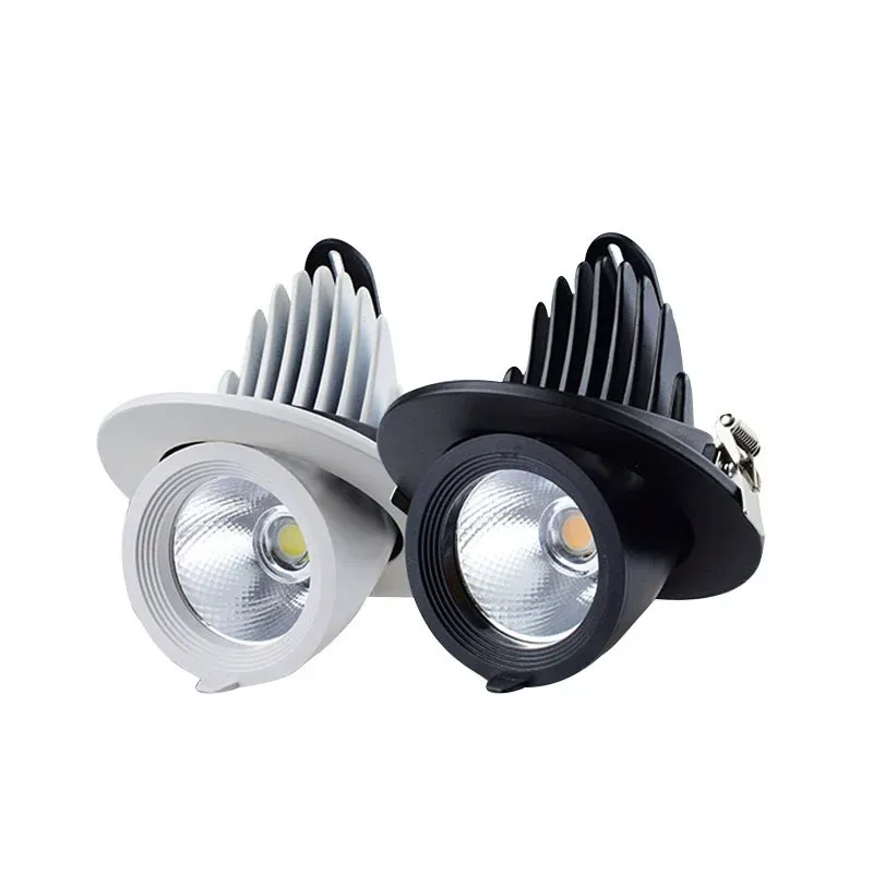 

Dimmable LED Downlights, Indoor Lighting, 10W15W20W30W, AC85-265V, Adjustable, 360 °, COB