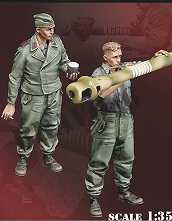Новинка несобранный набор из смолы 1/35 Einer холодильник (2 фигурки с бочонком)