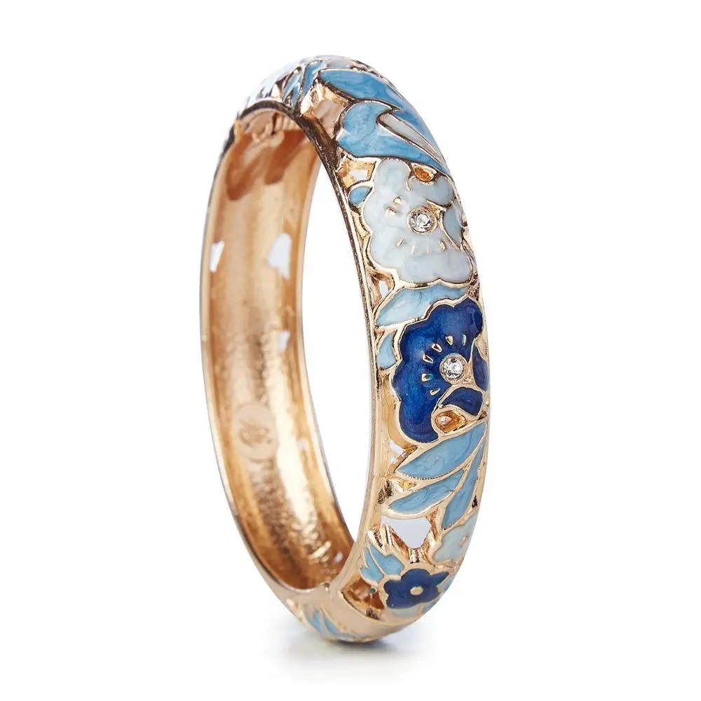 UJOY перегородчатый Браслет манжета красивый браслет модные ювелирные изделия