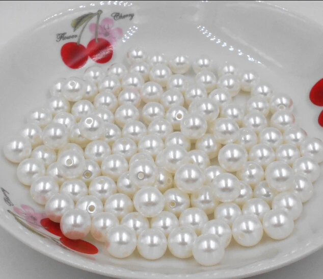 Диаметр 4 мм 1150 шт./лот круглые жемчужные бусины из пластика с имитацией жемчуга