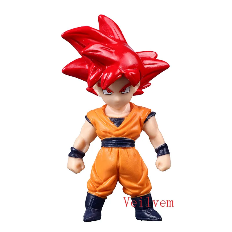 Dragon Ball Z Resurrection F Golden Frieza freeza морозильник против Гоку фигурка модель игрушки ПВХ Коллекционная кукла - Цвет: 8cm MINI size DRX21