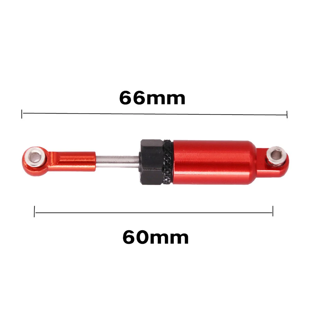 

2Pcs Front Rear Shock Absorbers for WPL 1/16 Henglong C-14 C-24 Crawler Car