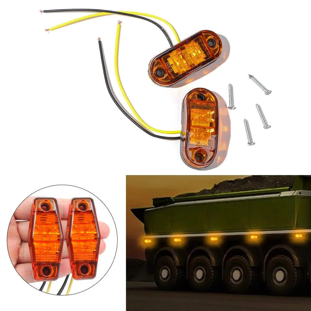 Прочный задний фонарь для прицепа грузовика s 12 В 2 светодиода стоп светильник