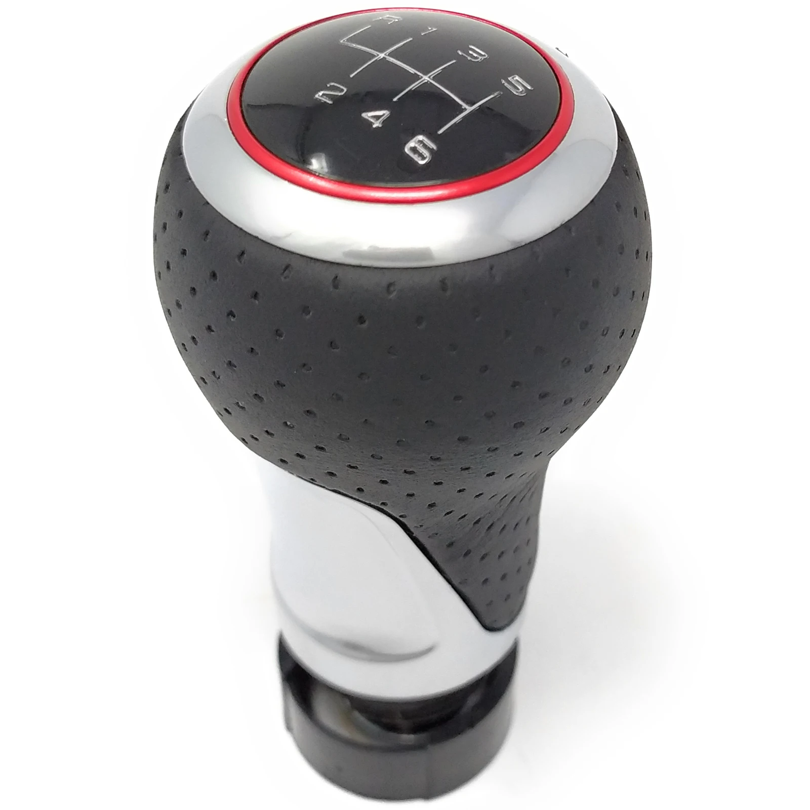 6 Speed Gear Shift Knob Red Ring For Audi A1 A3 A4 S4 A5 S5 Q5 2008 2009 2010 2011 2012 2013 2014 2015 2016 2017 2018 2019 | Автомобили и