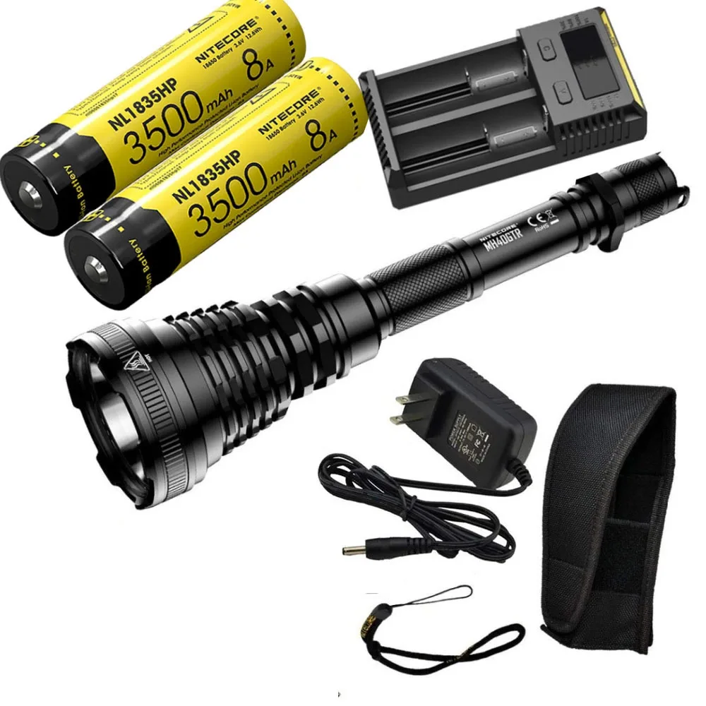 Охотничий фонарик NITECORE MH40GTR CREE XP L HI V3 светодиодный макс. 1200 люмен длинный заброс