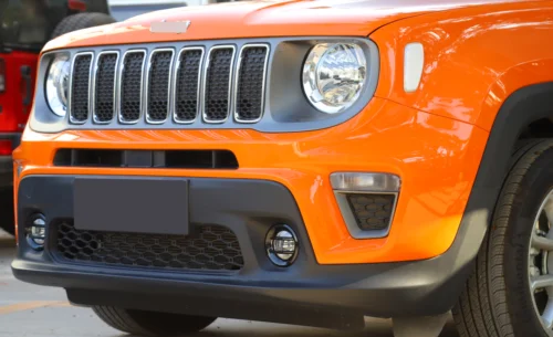 Передсветильник противотуманная фара из черного АБС пластика обшивка кольца