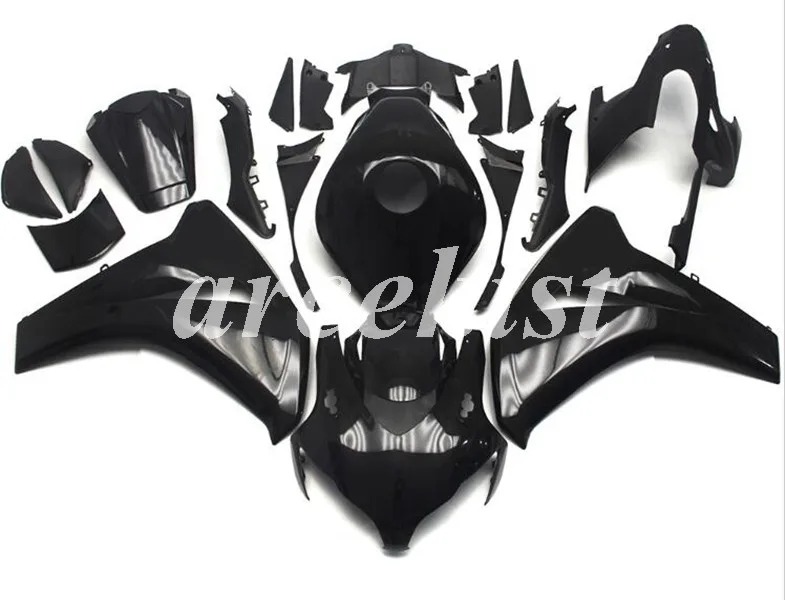 

4 бесплатных подарка, новый комплект обтекателей из АБС-пластика для мотоцикла HONDA CBR1000RR 2008 2009 2010 08 09 10 11, черный глянцевый Комплект кузова