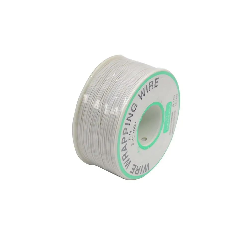 White 250 м/лот 30 AWG Упаковка провода 10 Цвета одноцепочечной Медь кабель ОК провода электрические провода для ноутбука материнской платы припой - Цвет: White