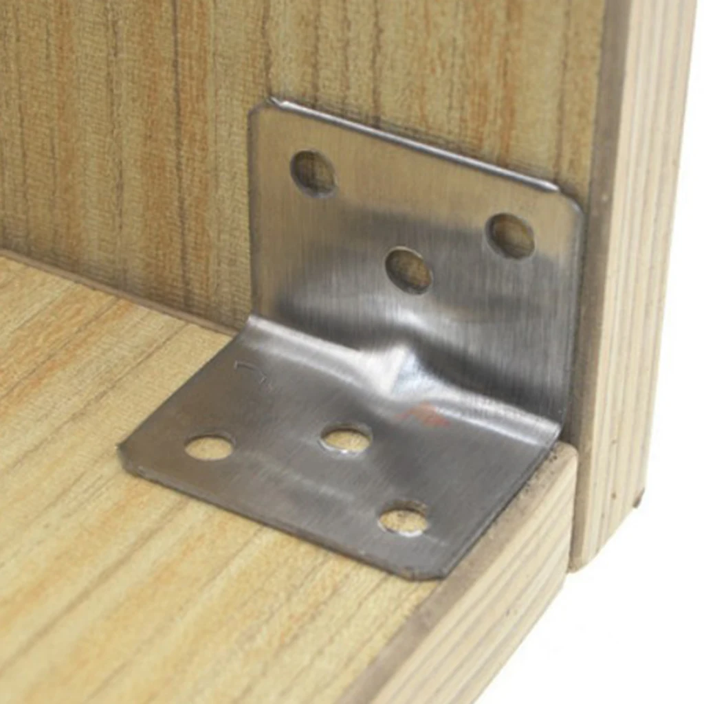 Полированная угловая Скоба L скобка Крепежная для ремонта мебели