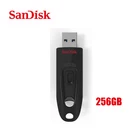 Оригинальный флеш-накопитель SanDisk USB 256 ГБ usb3.0 мини-флеш-накопители USB Stick CZ48 100% 3,0