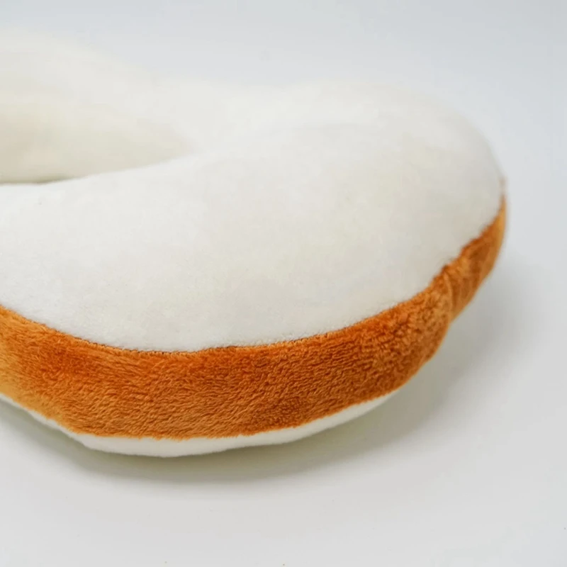 

Pet Soft Toast Bread Shaped Elizabethan Collar Cotton Wound Healing Medical Protection Neck Ring