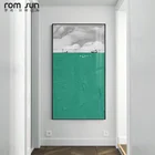 Современный пейзаж, холст, живопись, абстрактные постеры и печать на стене гор, искусство, однотонные картины для гостиной, спальни, коридора