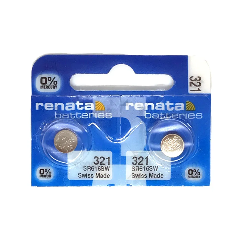 2 шт./лот Renata 321 100% оригинальный новый бренд оксид серебра батарея для часов