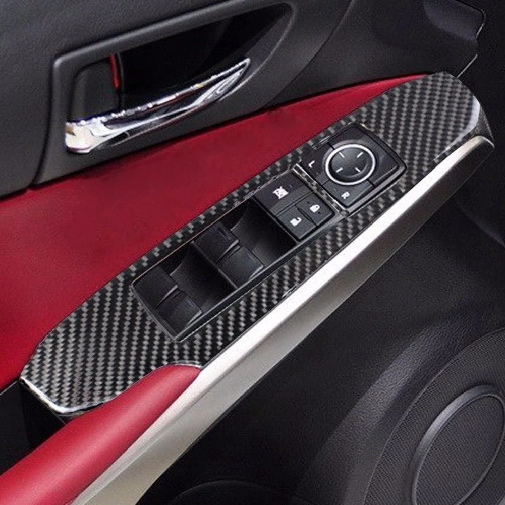 

Автомобильные наклейки для Lexus IS250, IS300, IS350, IS200T от 2013 до 2019, стеклоподъемная панель, декоративная отделка, защитная крышка для стекла