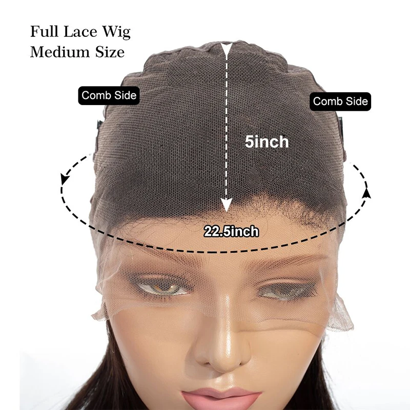 Полные парики из человеческих волос на шнурках индийские волнистые волосы для