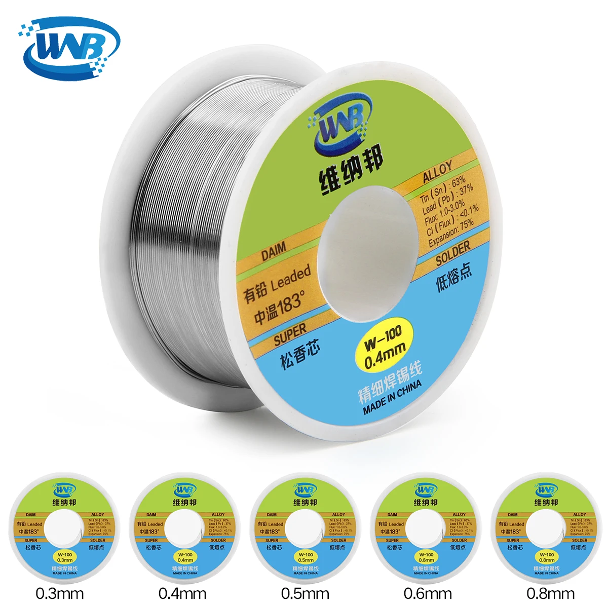 WNB 90 г Высокая чистота 183 ℃ температура плавления Оловянно свинцовая паяльная
