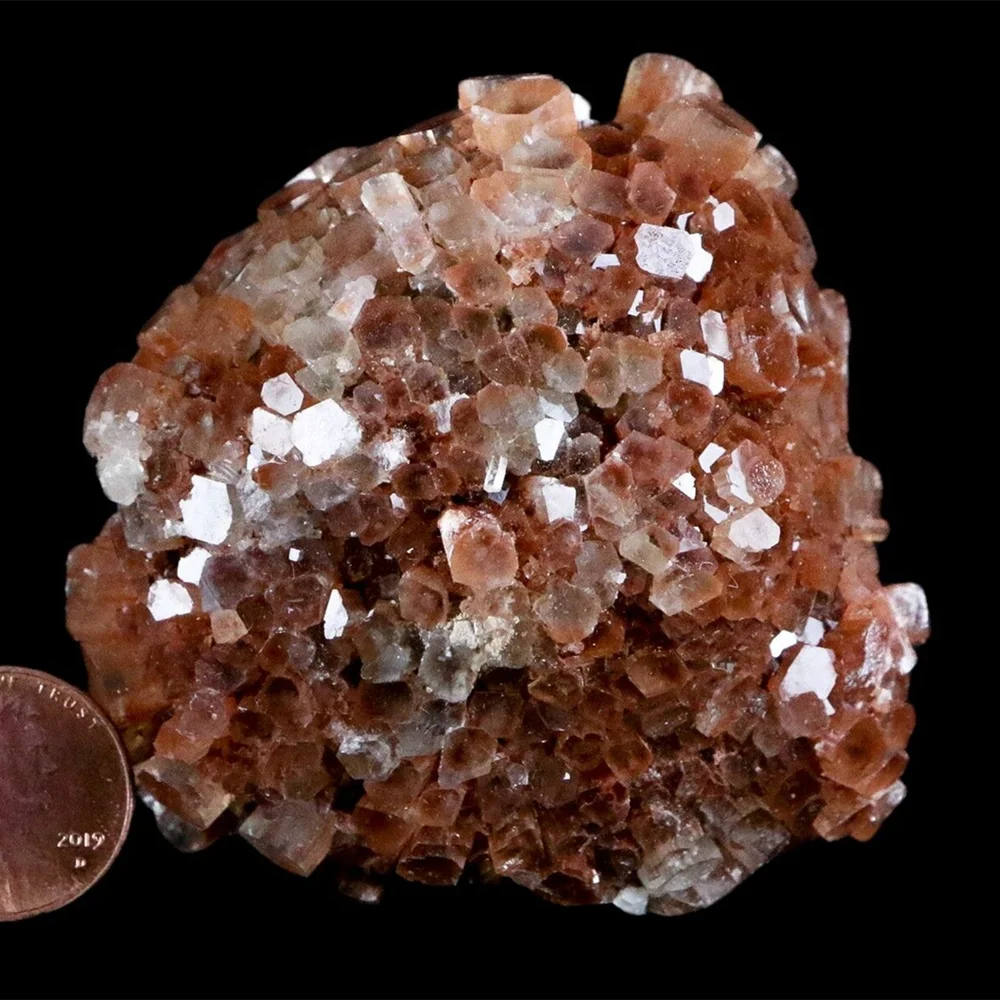 

Двуцветный кристаллический кластер Aragonite, свободная форма образцы минералов, Марокко, около 40-50 г