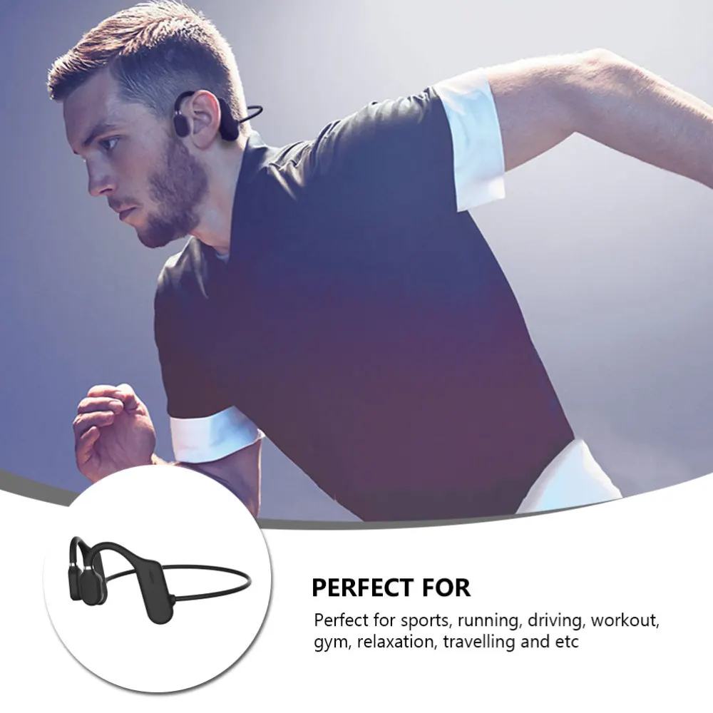 

1pc Wireless Earphone Bone Conduction Waterproof Wireless Stereo Headset