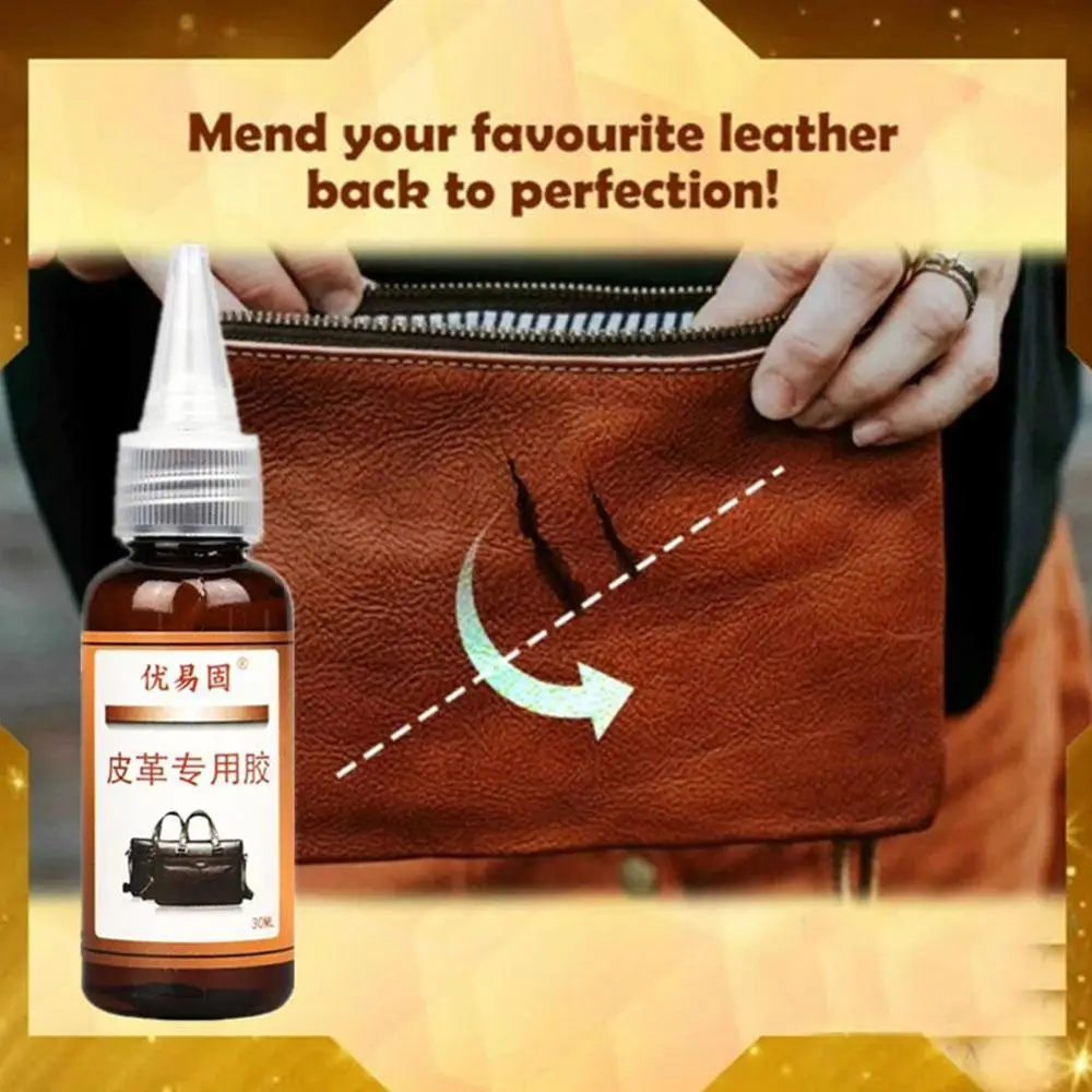 

1Pcs 30ml Super Adhesive Repair Glue For Shoe Leather Strong Shoe Leather Rubber Sealer Care Canvas Tools Tube Bond Rubber Y0X3