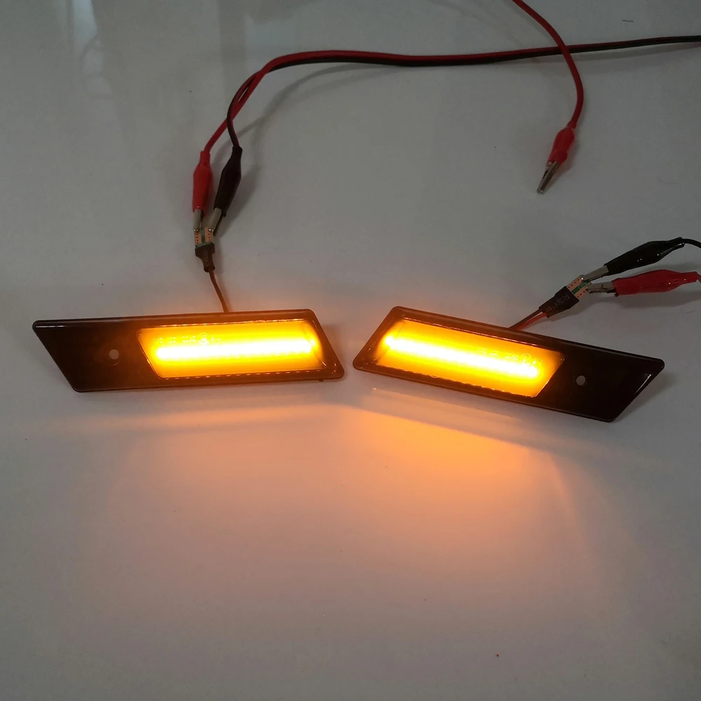

Side Marker Turn Signal Light For BMW 3 5 7 Series E32 E34 E36 1990-1996 LED Sequential Lamp Dynamic Blinker Indicator