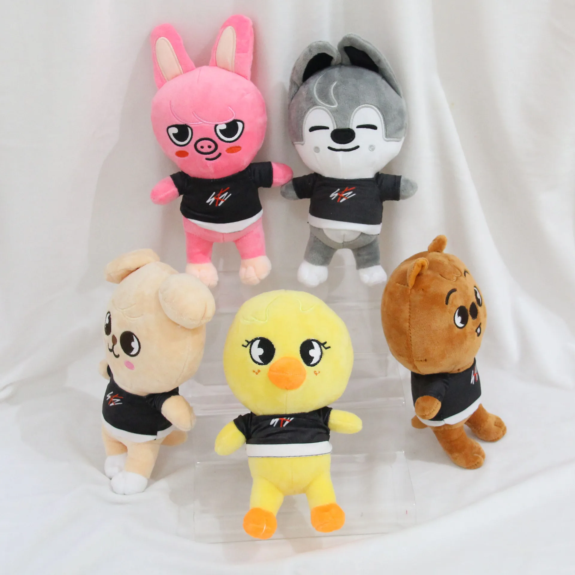 

Skzoo Kawaii Plush Toys Stray Kids Cartoon Stuffed Animal kawaii room decor Plushies Doll Bbokari Leebit Children adult fans gif