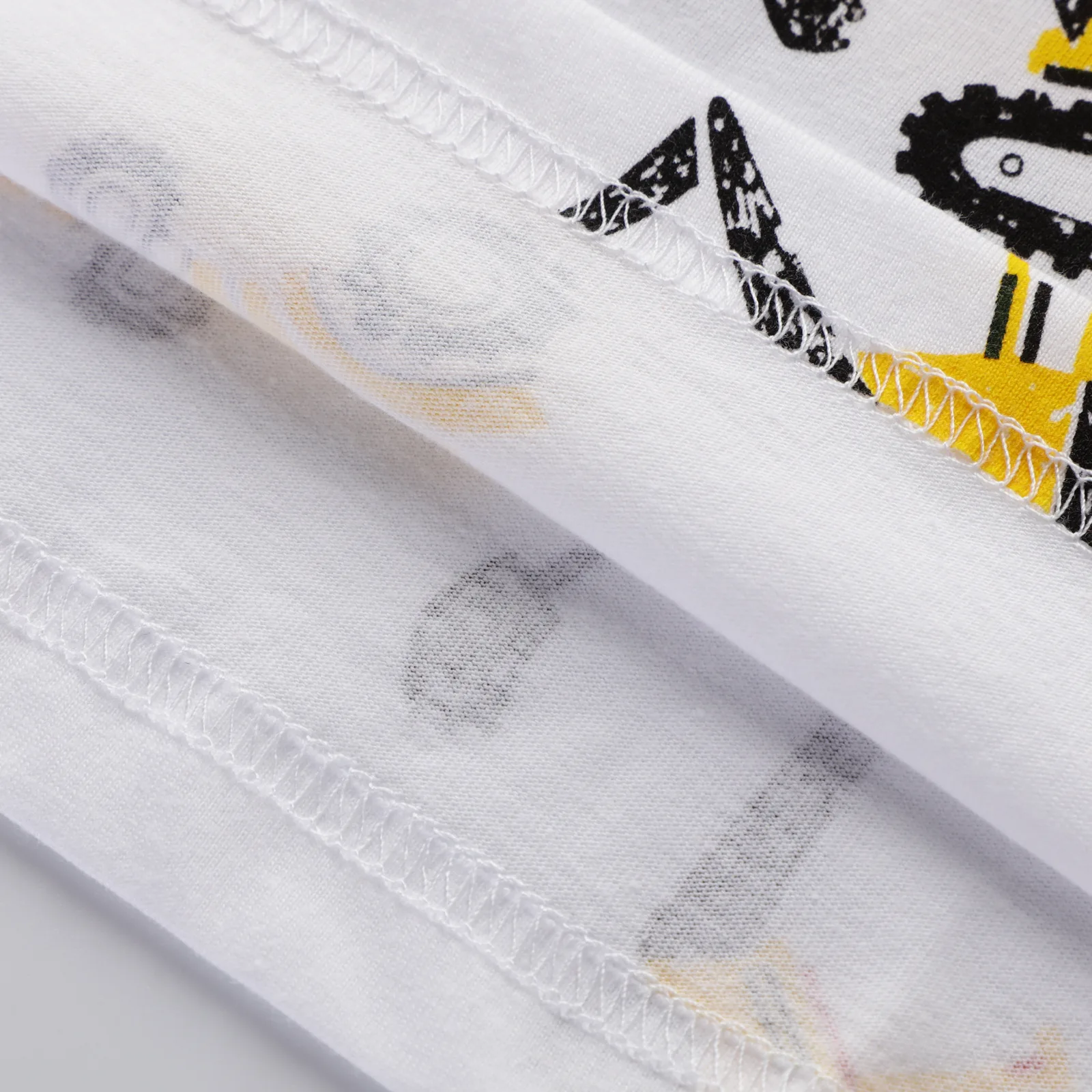 

Spring And Summer 2020 New Children's Wear Children's T-shirt boy bottoming shirt excavator Short Sleeve T-shirt 6507