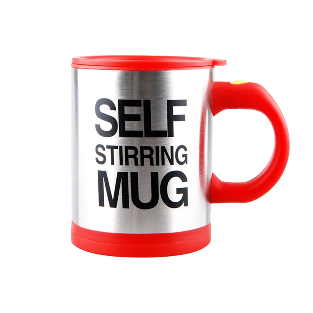 400ml Self Stir Mug Electric Automatic Mixing Spinning Stainless Steel Stirring Coffee Cup for Home Office | Дом и сад