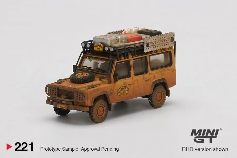 

Миниатюрная модель автомобиля Land Rover camel cup 1: 64 defender 110